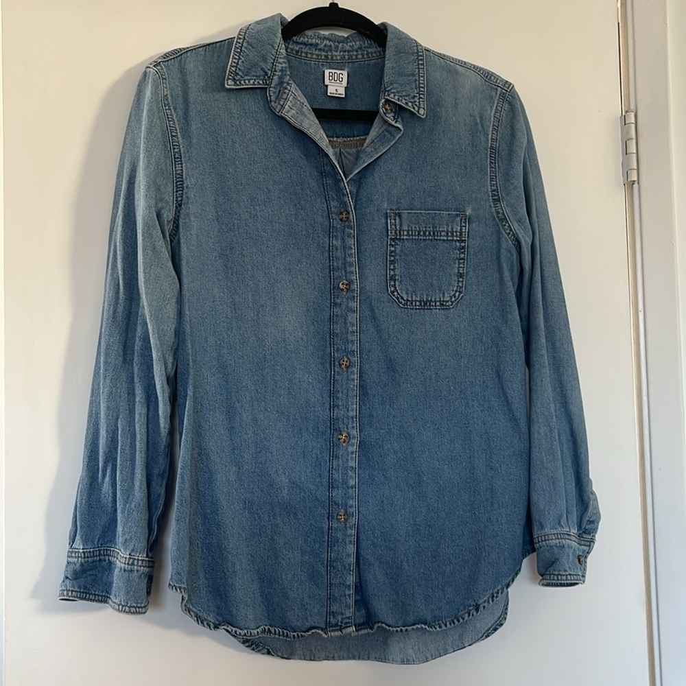 Urban Outfitters BDG Denim Cotton Shirt